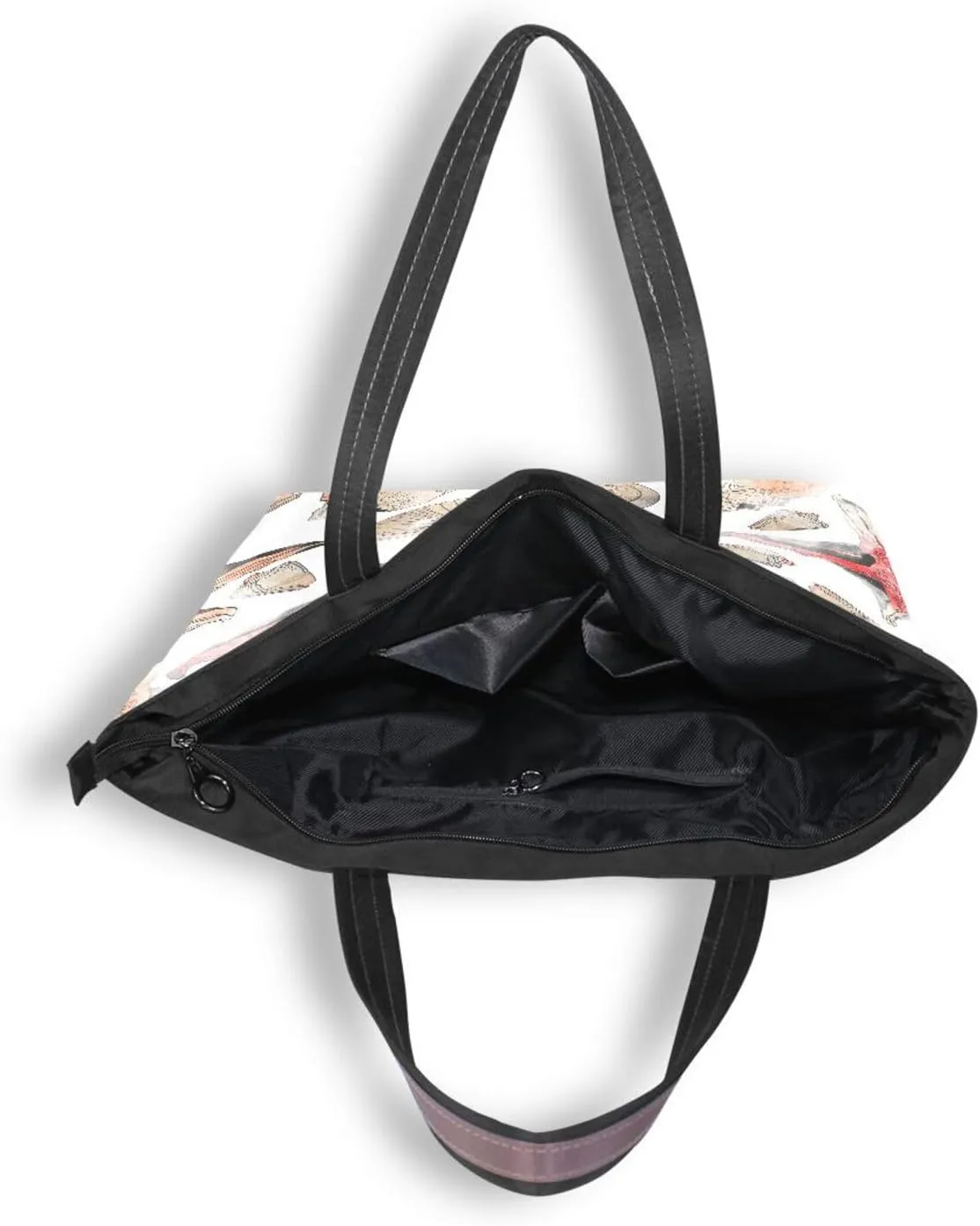 Spacious Ladies Work Bag Organizer Zippered Tote Water-Resistant Shoulder Handbag for Office & Travel