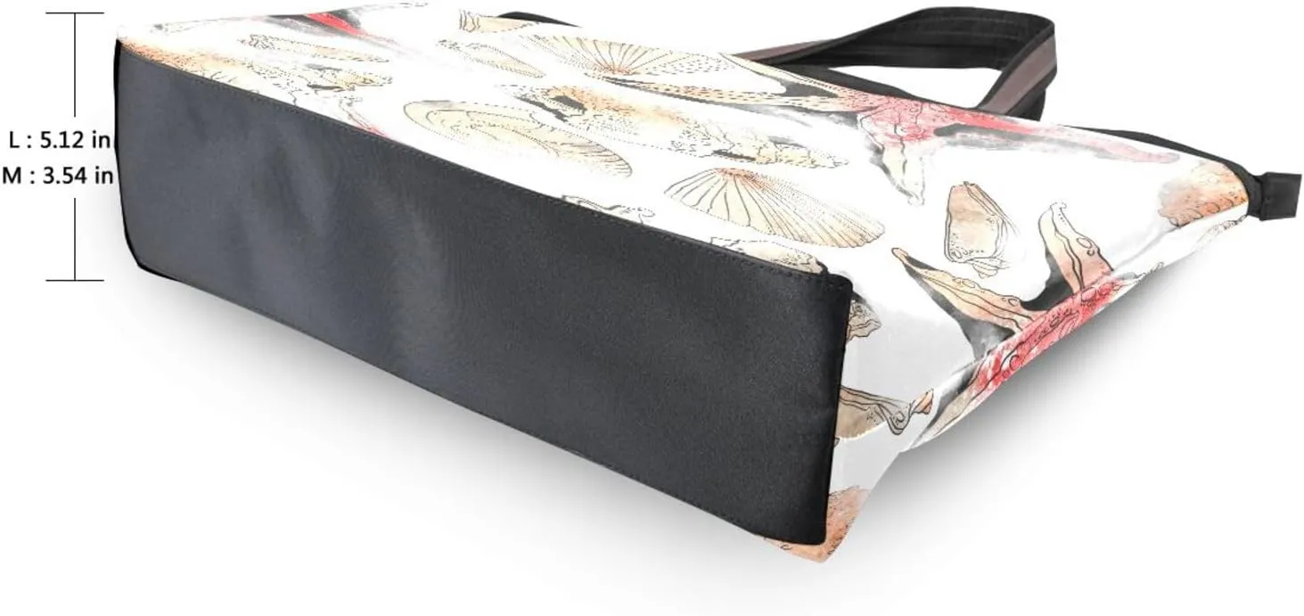 Spacious Ladies Work Bag Organizer Zippered Tote Water-Resistant Shoulder Handbag for Office & Travel