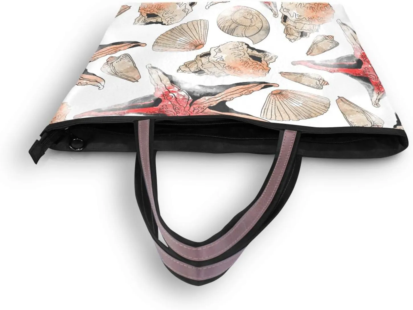 Spacious Ladies Work Bag Organizer Zippered Tote Water-Resistant Shoulder Handbag for Office & Travel