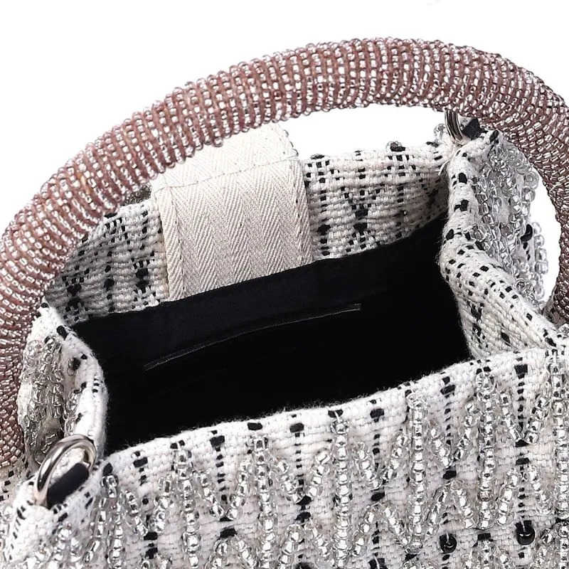 Sparkle Salt N Pepper Mini Party Tote