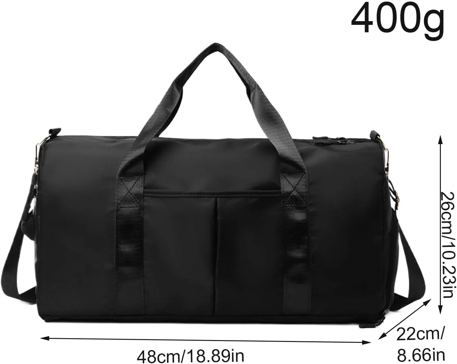 Sports Gym Bag, Travel Oxford Cloth Gym Bags, Fashionable Workout Bag, Portable Tote Bag with Shoulder Strap for Outdoor Activities