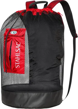 Stahlsac Bonaire Mesh Backpack: Big 142L size, ideal for dive gear, dry pockets