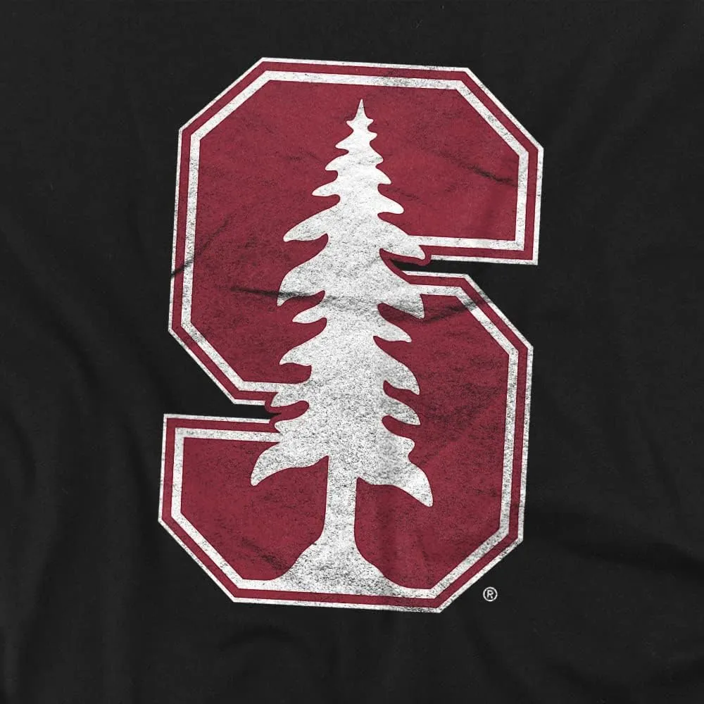 Stanford University Official Distressed Primary Logo Unisex Adult T Shirt