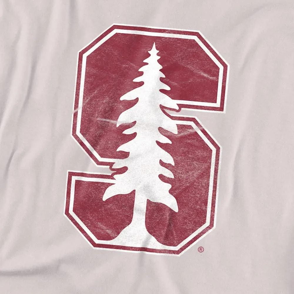 Stanford University Official Distressed Primary Logo Unisex Adult T Shirt