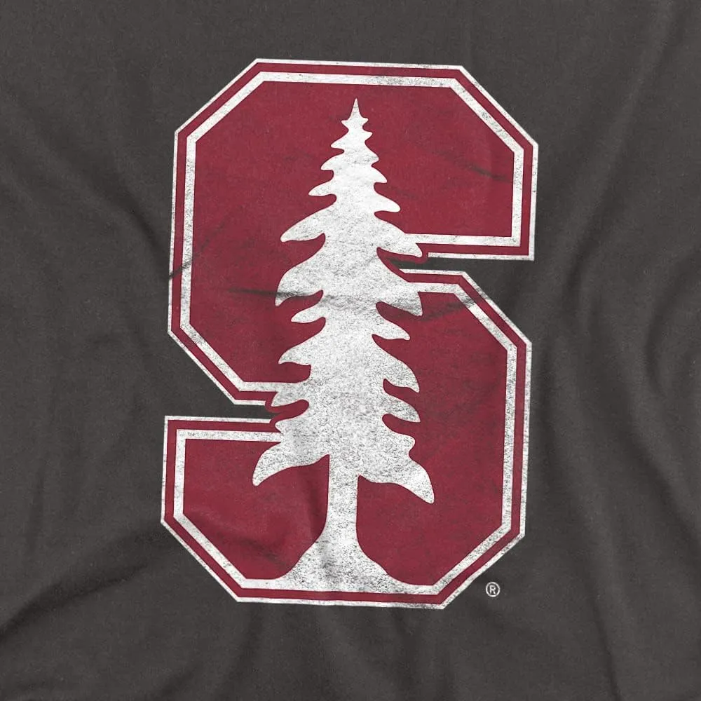 Stanford University Official Distressed Primary Logo Unisex Adult T Shirt