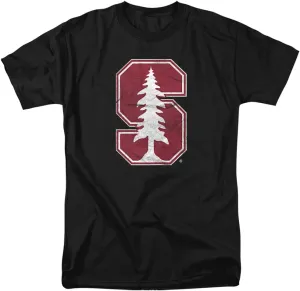 Stanford University Official Distressed Primary Logo Unisex Adult T Shirt