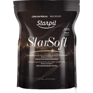 Starpil Starsoft Film Wax - Stripless Hard Wax Microbeads from Spain / 1 Kg. (2.2 Lbs.) Bag of Tablets X 2 Bags = 2 Kg. (4.4 Lbs.) Case