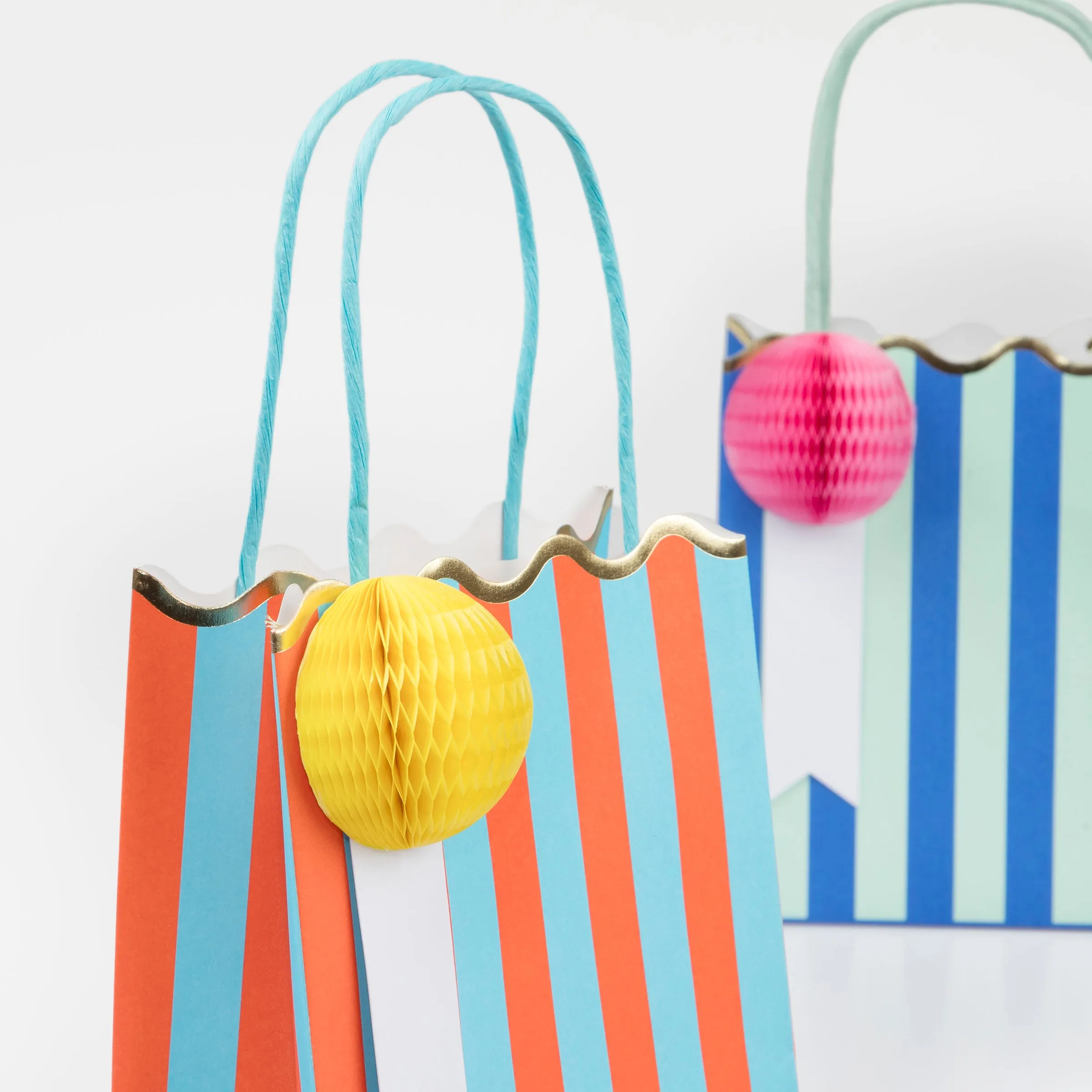 Stripe Party Bags, Pack of 8