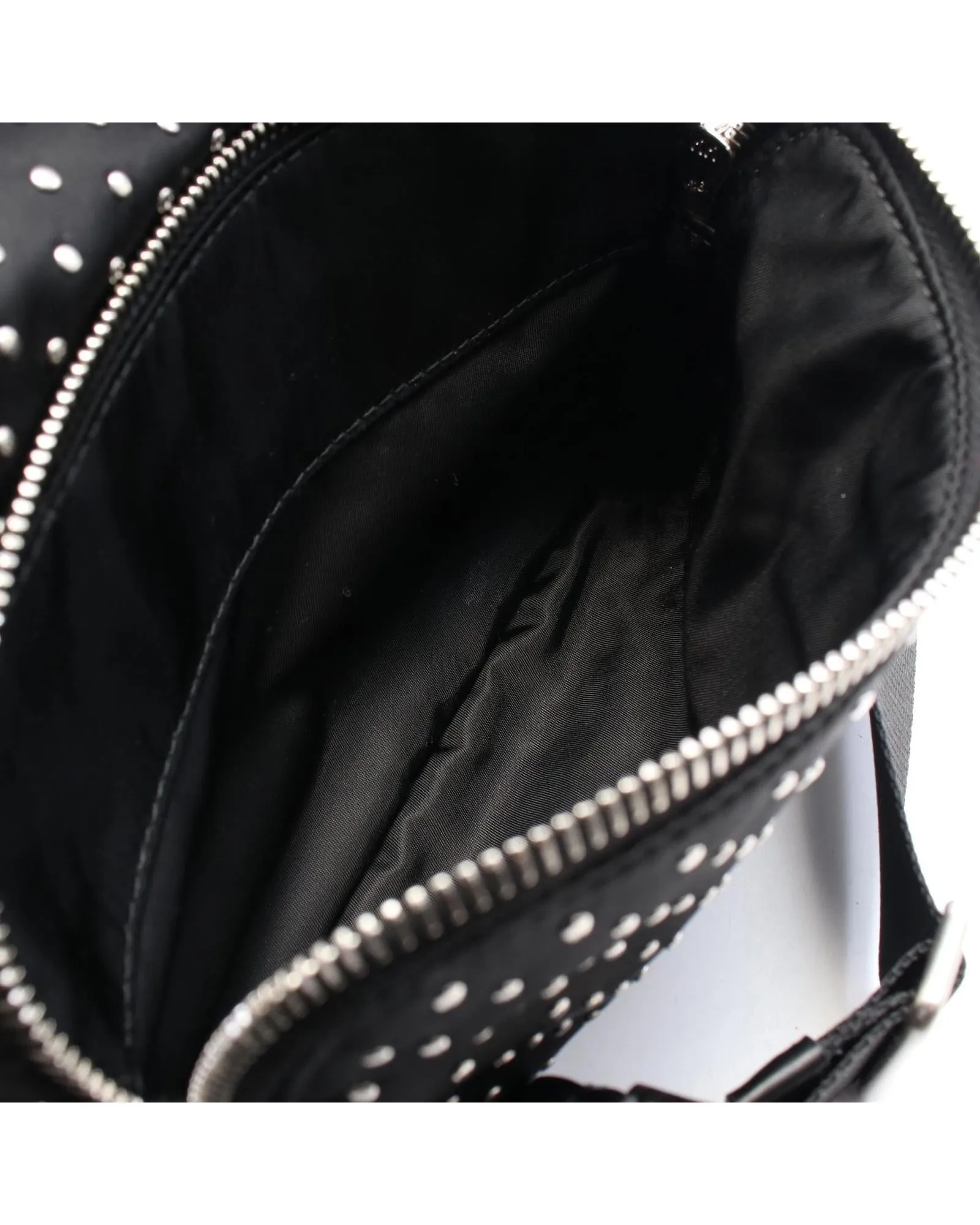 Studded Nylon Crossbody Bag