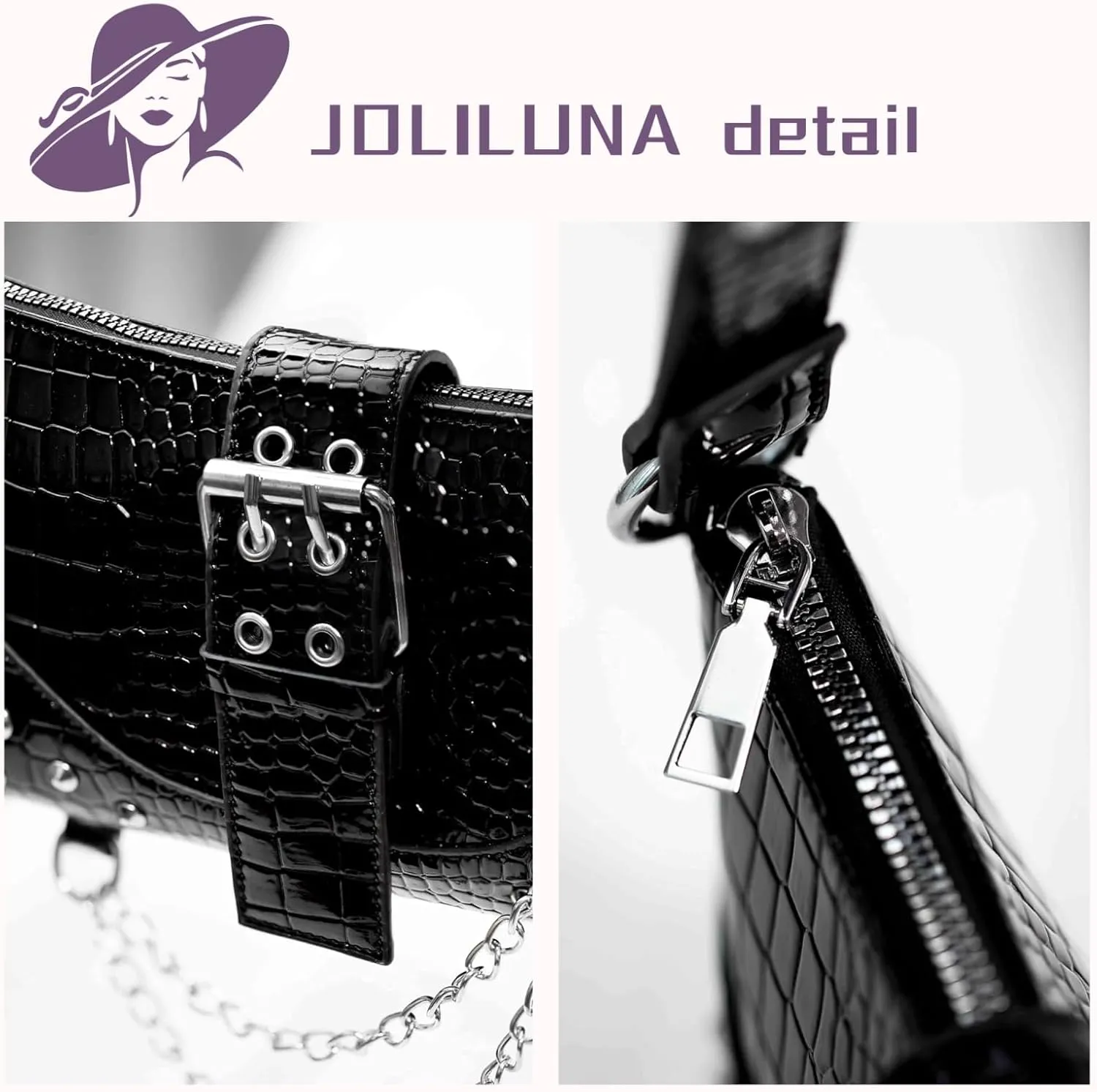 Studded Purses Y2k Small Shoulder Bag 90s Punk Women Vegan Leather Designer Handbags Streetwear 2000s