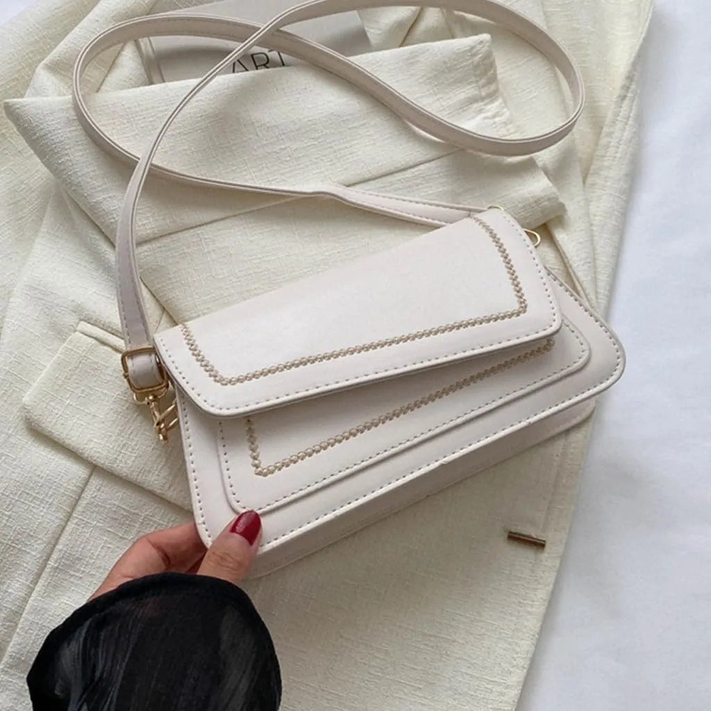 Stylish and Spacious Shoulder Bag for Daily Use and Travel Women PU Satchel Crossbody Bags