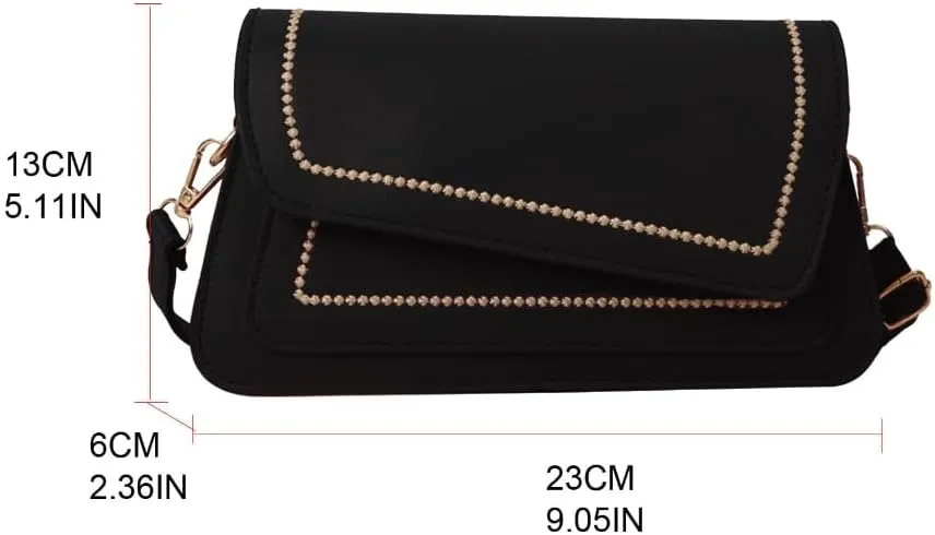 Stylish and Spacious Shoulder Bag for Daily Use and Travel Women PU Satchel Crossbody Bags
