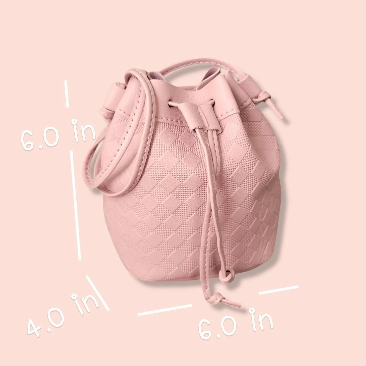 Textured Bucket Bag