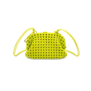 Textured Crossbody Bags Lime