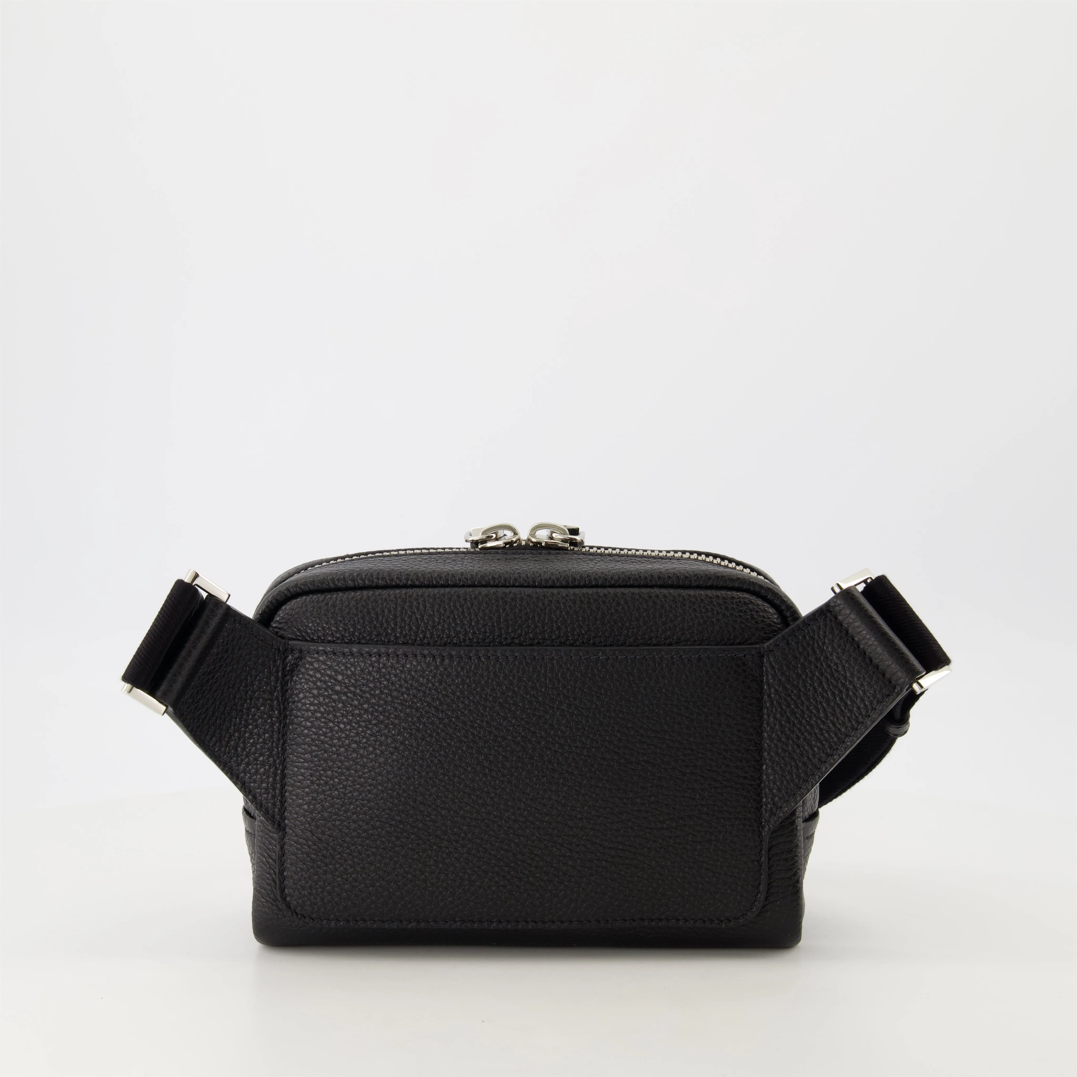 Textured Leather Crossbody Bag