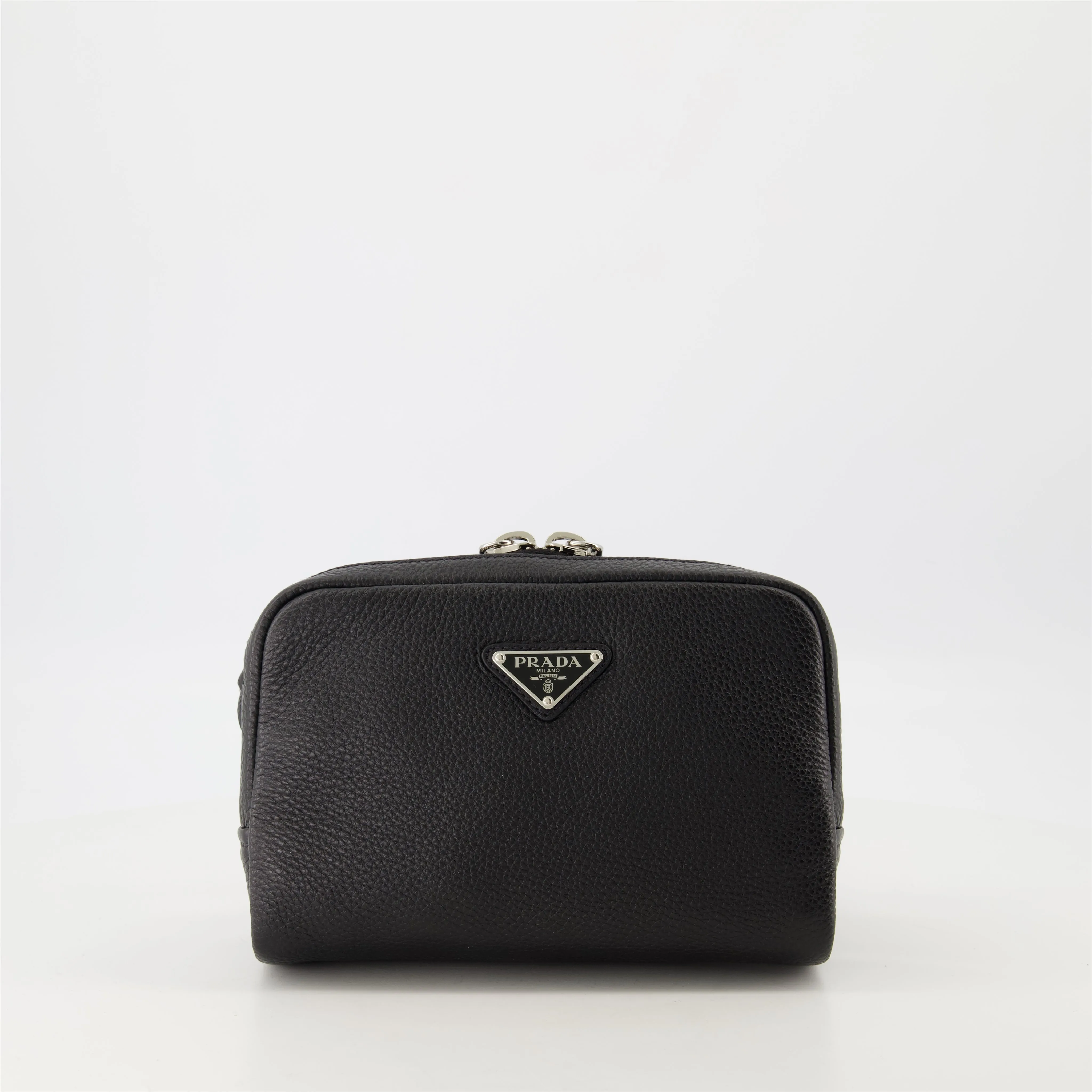 Textured Leather Crossbody Bag