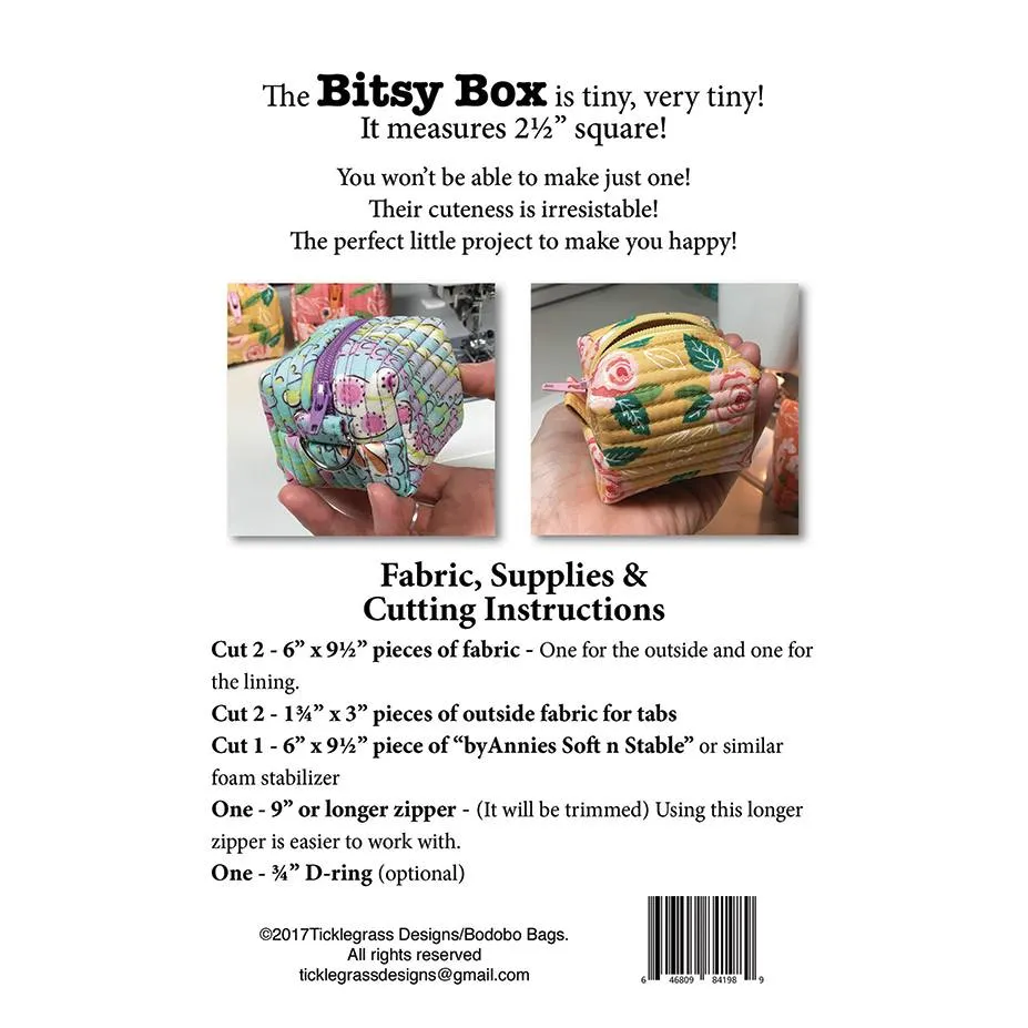 The Bitsy Box Pattern