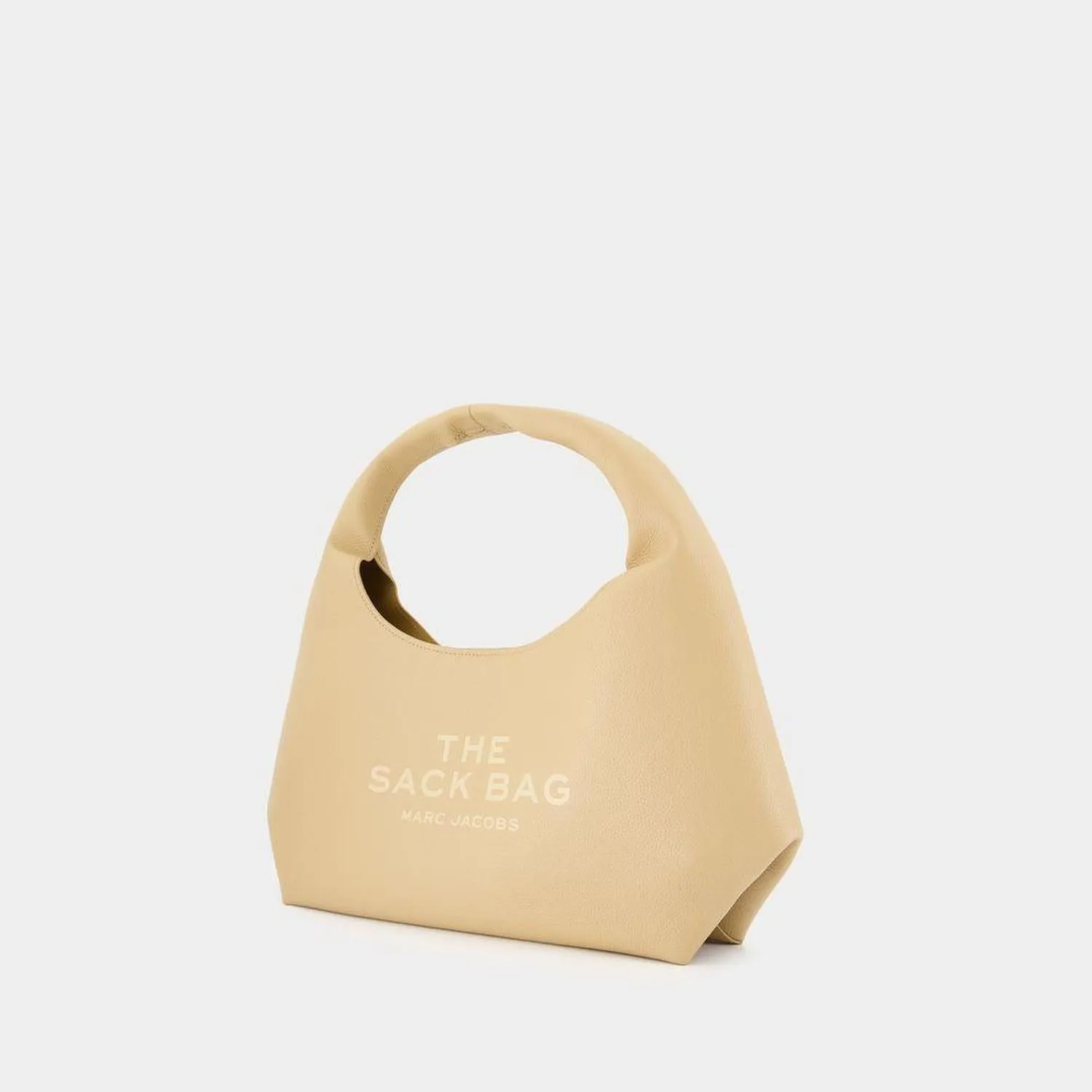 The Sack Shoulder Bag - Leather - Beige