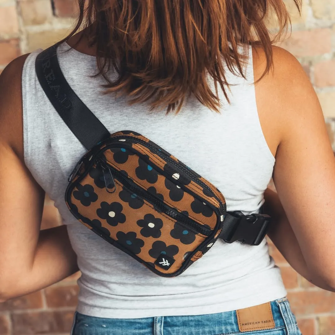 Thread Wallets Fanny Pack Small Travel Crossbody Bags for Women, Men - Durable, Stylish, Convenient Womens & Mens Cross Body Sling Bag Fanny Pack for Phone & Personal Items (Luna)
