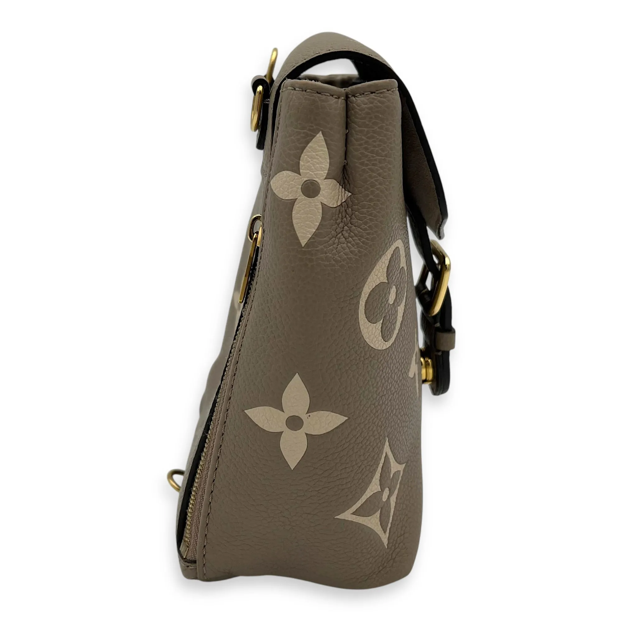 Tiny Backpack Brown in Monogram Empreinte Leather, Gold hardware
