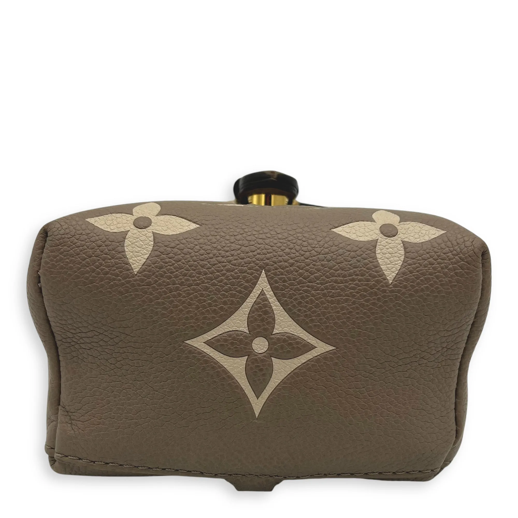 Tiny Backpack Brown in Monogram Empreinte Leather, Gold hardware