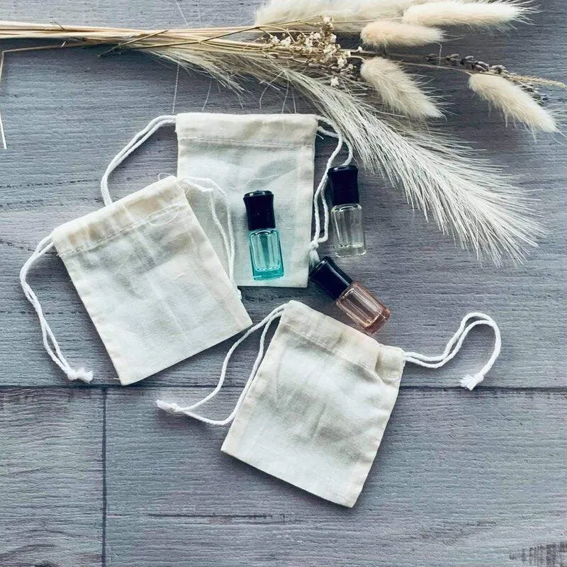 Tiny Sheer Calico Bag