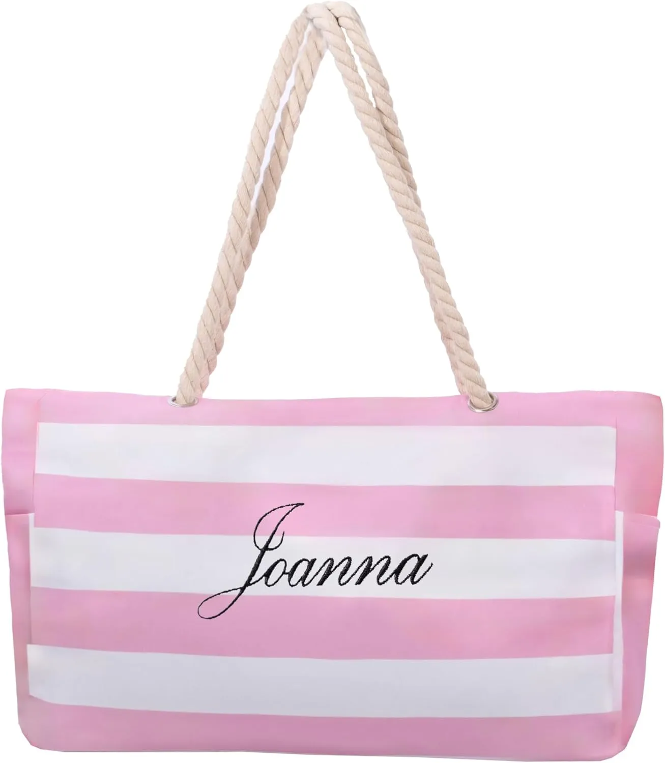 Tomay Custom Embroidered Handbag Personalized Design Large Sling Bags Capacity Adult' BagTravel Companion Beach Bag Vacation Bag for All