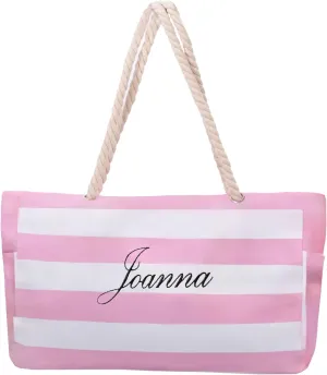 Tomay Custom Embroidered Handbag Personalized Design Large Sling Bags Capacity Adult' BagTravel Companion Beach Bag Vacation Bag for All