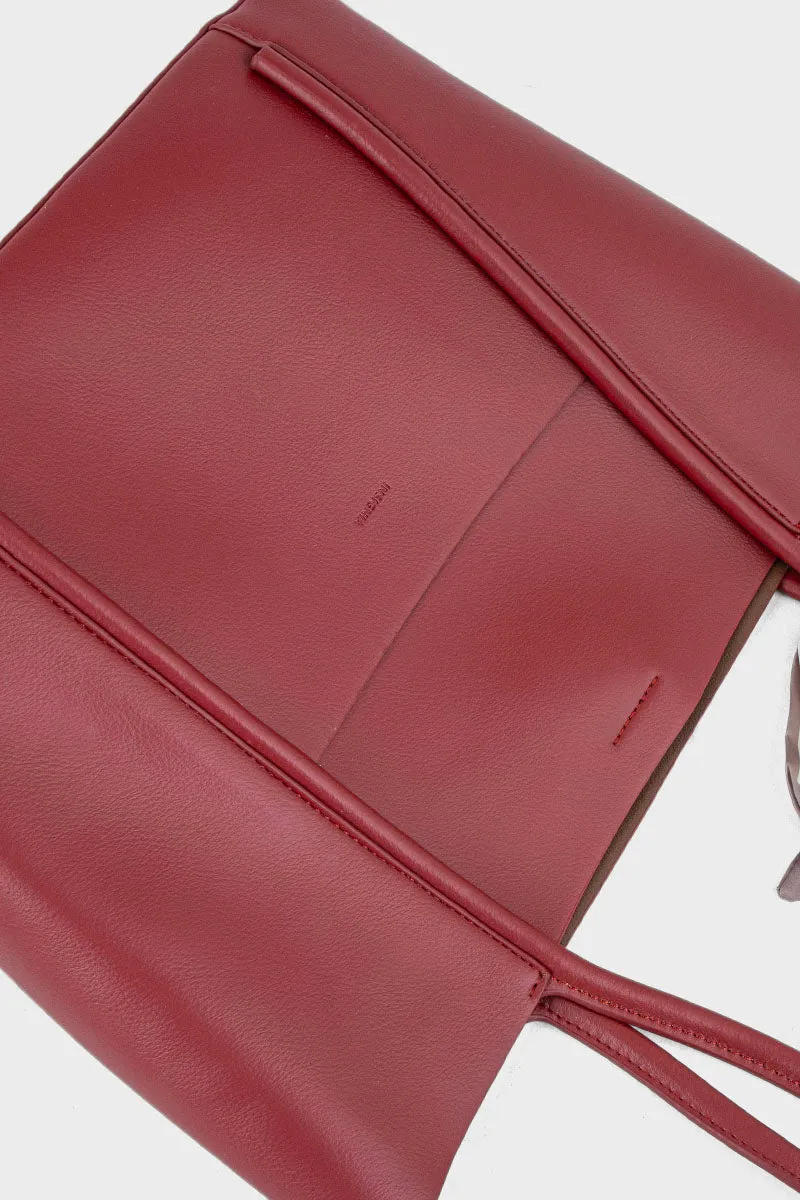 Tote Hand Bags BS2095-Burgundy