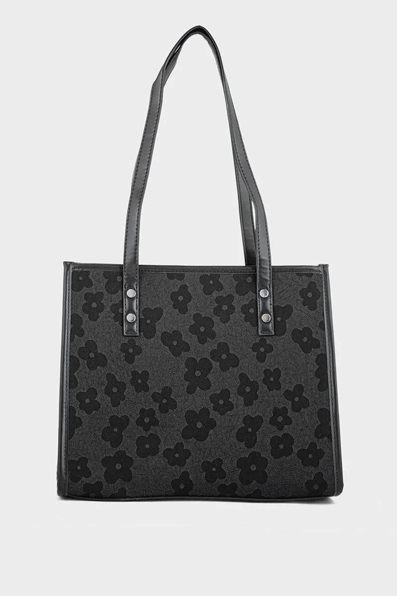 Tote Hand Bags BS2106-Black