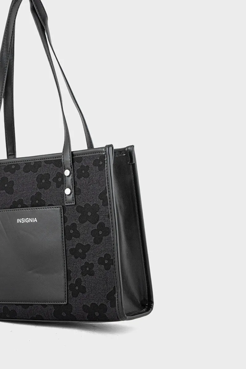 Tote Hand Bags BS2106-Black