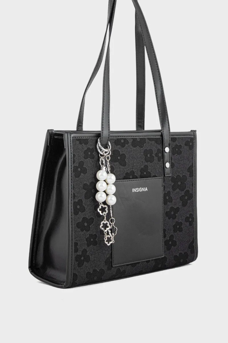 Tote Hand Bags BS2106-Black
