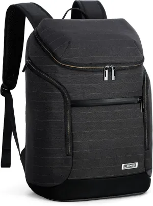 Travel Backpack for Men Women - 25L Laptop Backpack Women Cabin Size Waterproof Rucksack Bag for Large Womens Laptop Bags Back Pack for Work College Teacher Travel, Black