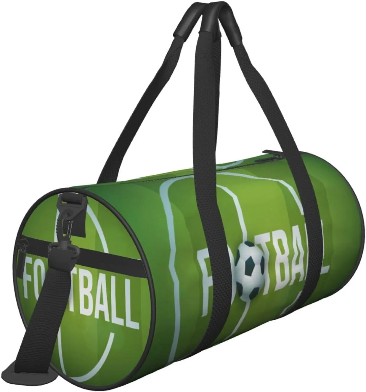 Travel Duffle Bag for Men Women, Football Field Match Duffle Bags for Sport Gym Overnight Luggage