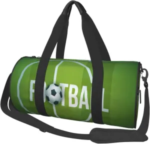 Travel Duffle Bag for Men Women, Football Field Match Duffle Bags for Sport Gym Overnight Luggage