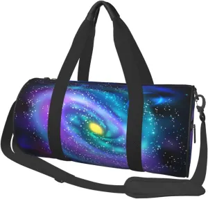 Travel Duffle Bag for Men Women, Galaxy Black 1 Duffle Bags for Sport Gym Overnight Luggage