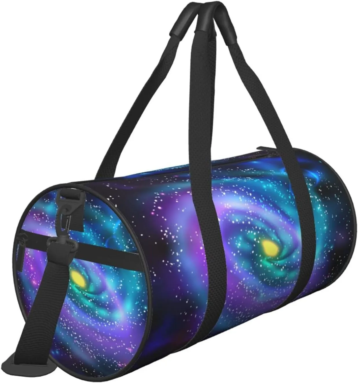Travel Duffle Bag for Men Women, Galaxy Black 1 Duffle Bags for Sport Gym Overnight Luggage