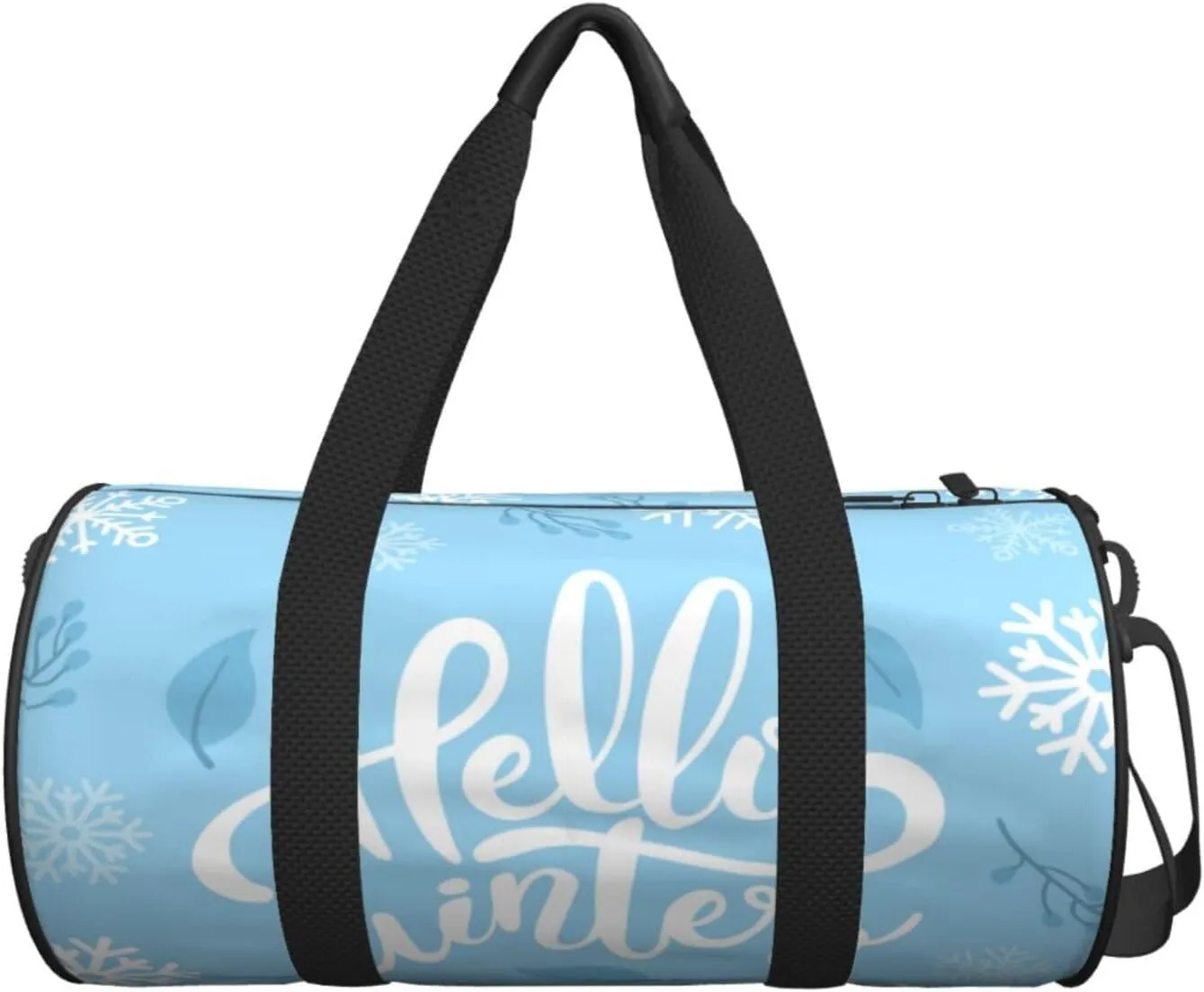 Travel Duffle Bag for Men Women, Hello Winter Duffle Bags for Sport Gym Overnight Luggage