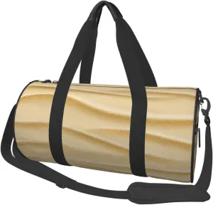 Travel Duffle Bag for Men Women, Sea Sand Wave Duffle Bags for Sport Gym Overnight Luggage