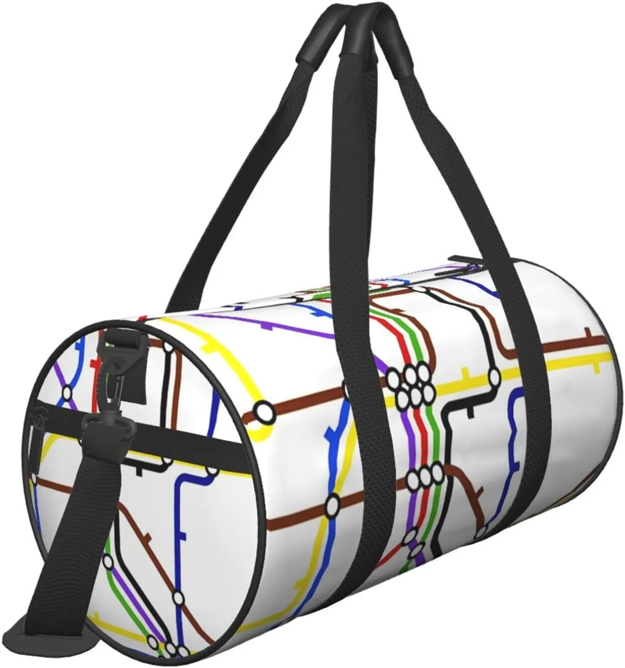Travel Duffle Bag for Men Women, Underground Network Duffle Bags for Sport Gym Overnight Luggage