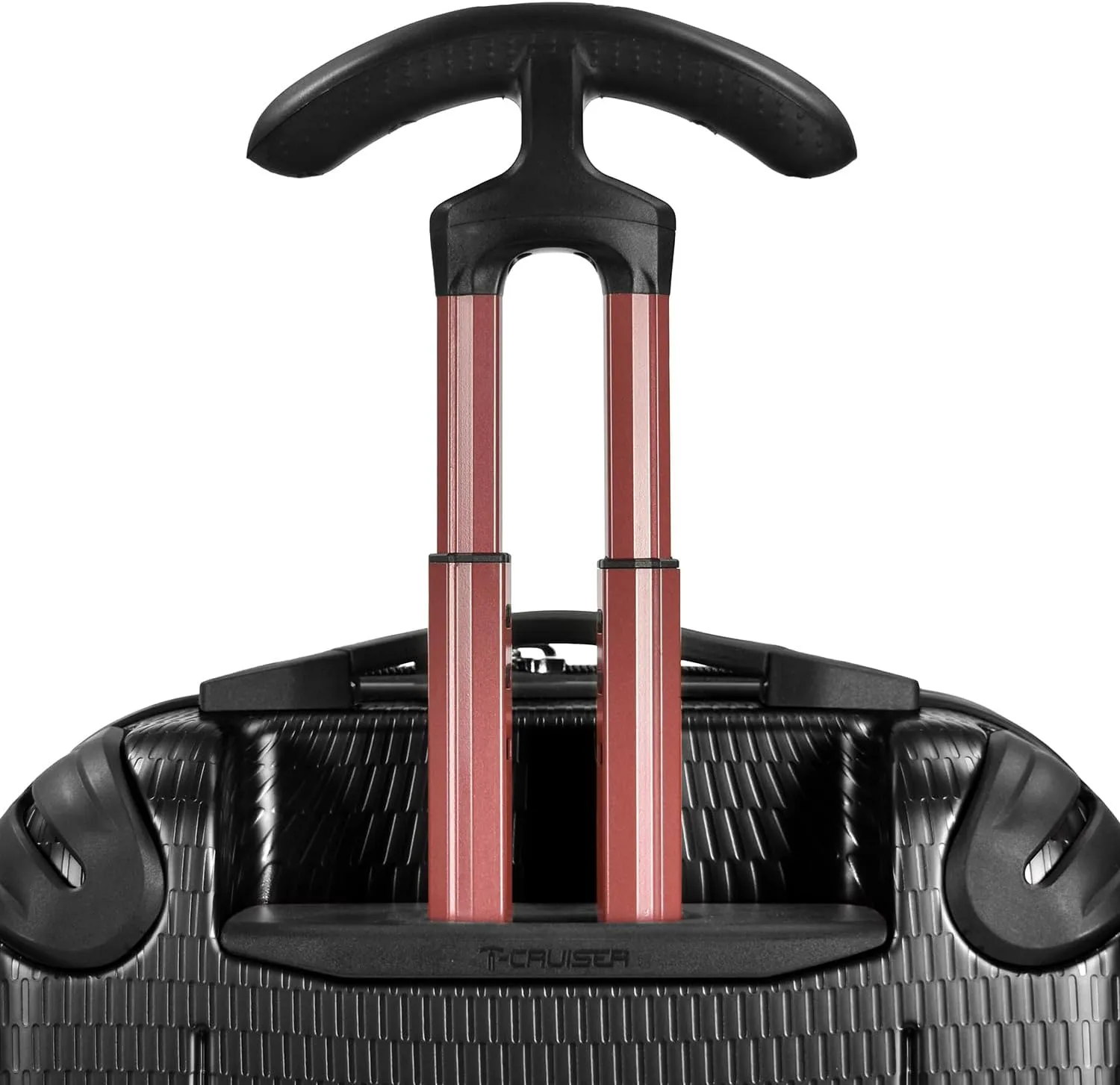 Traveler's Choice Maxporter II Hardside Polycarbonate Suitcase with Spinner Wheels, Black, 22" Carry-On Luggage
