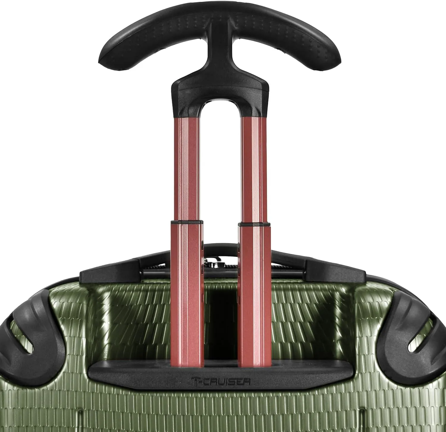 Traveler's Choice Maxporter II Hardside Polycarbonate Suitcase with Spinner Wheels, Dark Green, 22" Carry-On Luggage