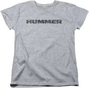 Trevco Hummer Distressed Hummer Logo Women's T Shirt
