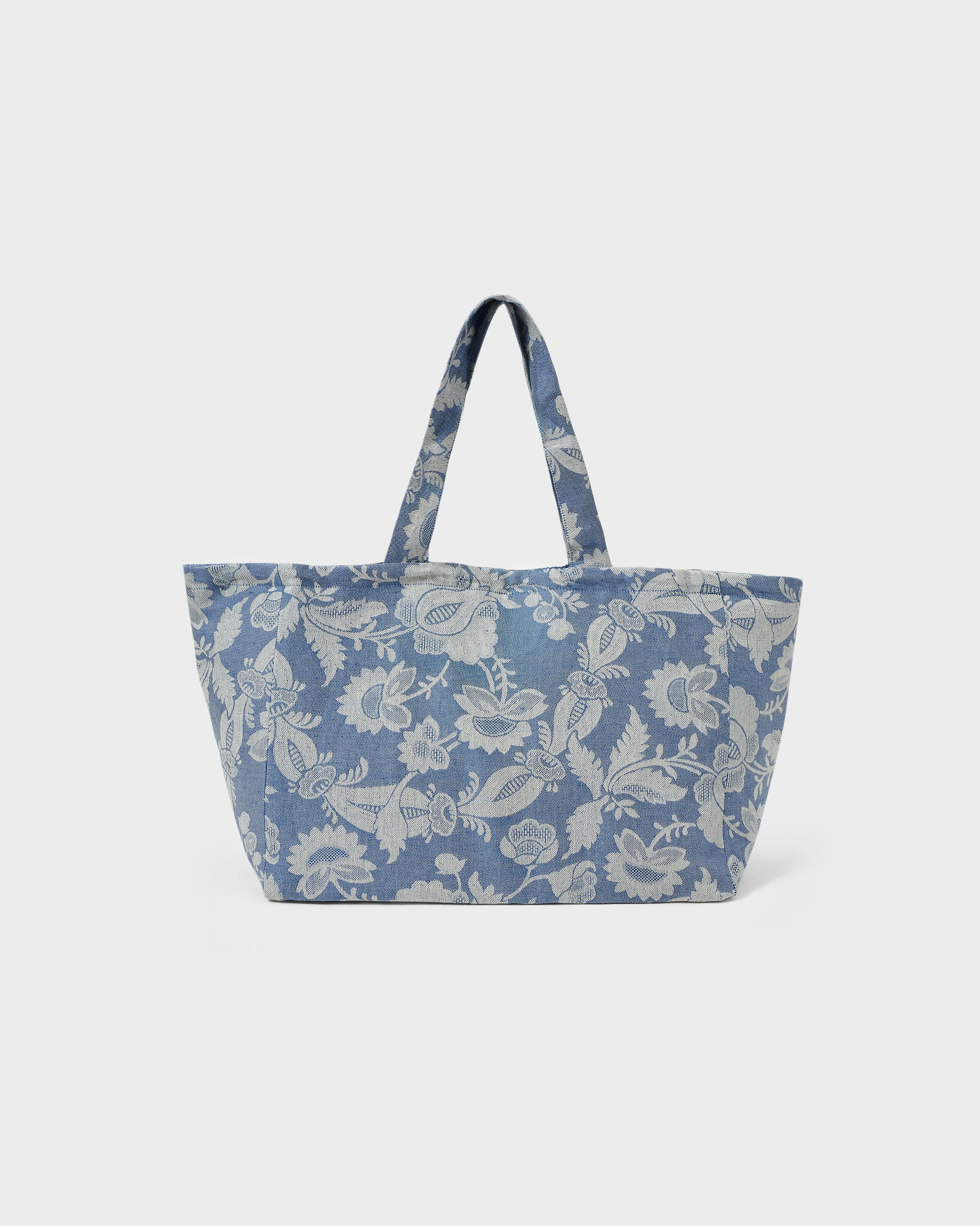 Tulip Beach Tote and Towel Set, Blue