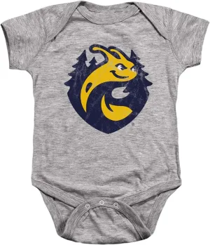 University of California-Santa Cruz Official Distressed Primary Logo Unisex Infant Snap Suit for Baby