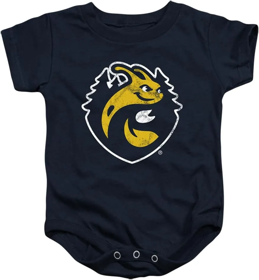 University of California-Santa Cruz Official Distressed Primary Logo Unisex Infant Snap Suit for Baby