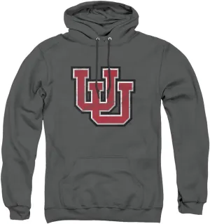 University of Utah Official Distressed Primary Unisex Adult Pull-Over Hoodie