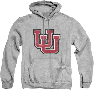 University of Utah Official Distressed Primary Unisex Adult Pull-Over Hoodie