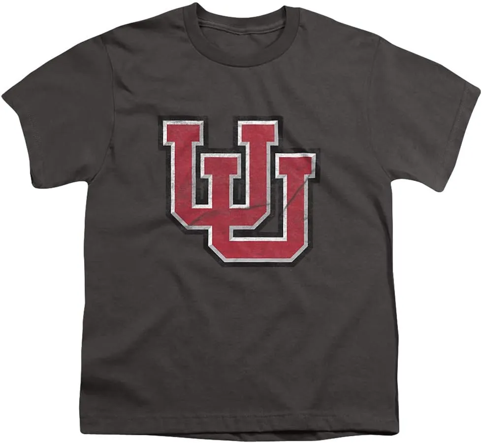 University of Utah Official Distressed Primary Youth Kids Boy/Girls T Shirt