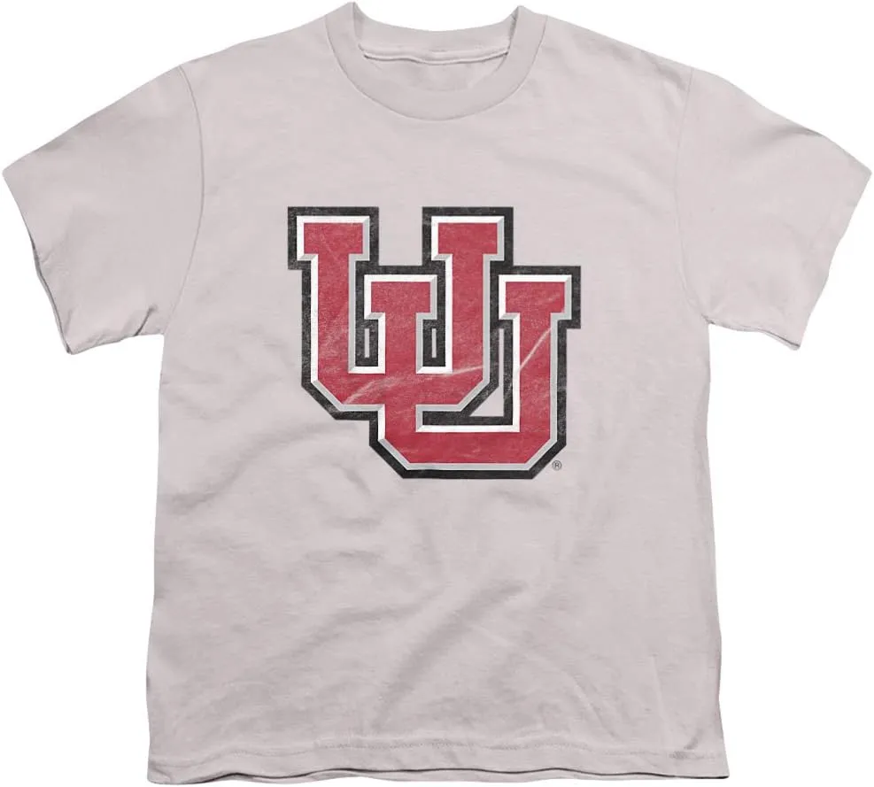 University of Utah Official Distressed Primary Youth Kids Boy/Girls T Shirt